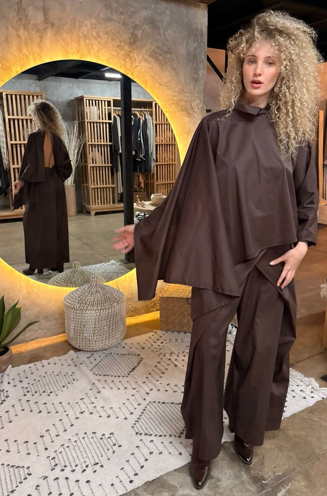 Set Popelina Cruzado