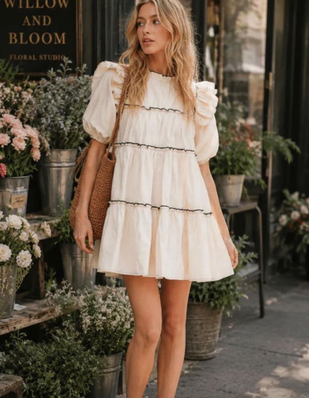 Vestido Algodón Corto TR 07-26