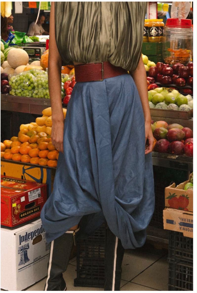 Falda Columpio Lino S21 07-26