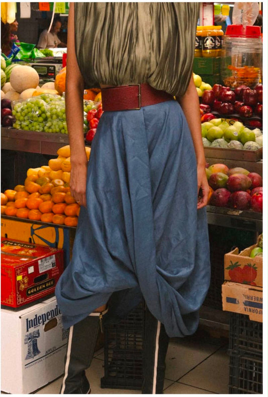 Falda Columpio Lino S21 07-26
