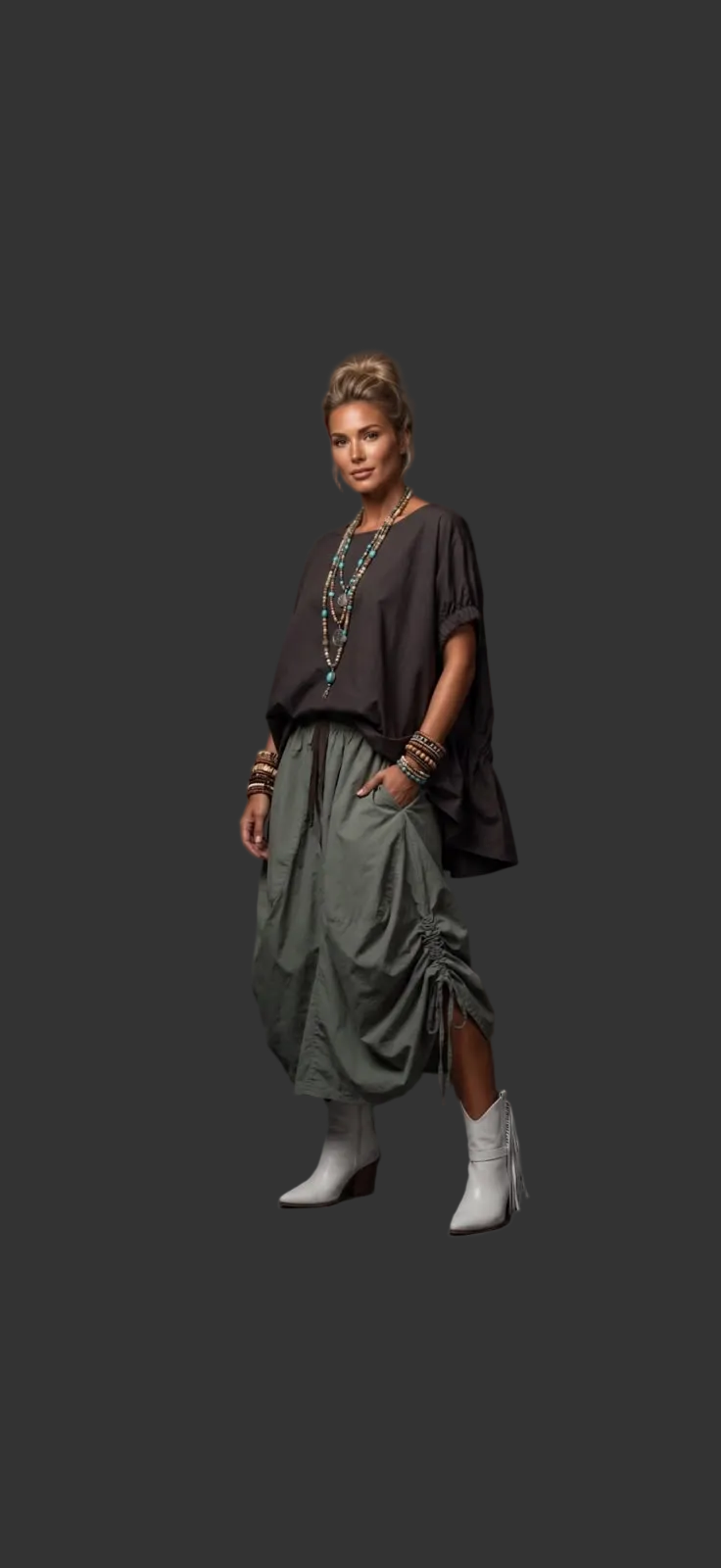 SK Blusa Asimétrica