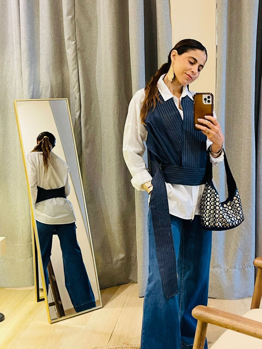 Crop Halter Bombacho