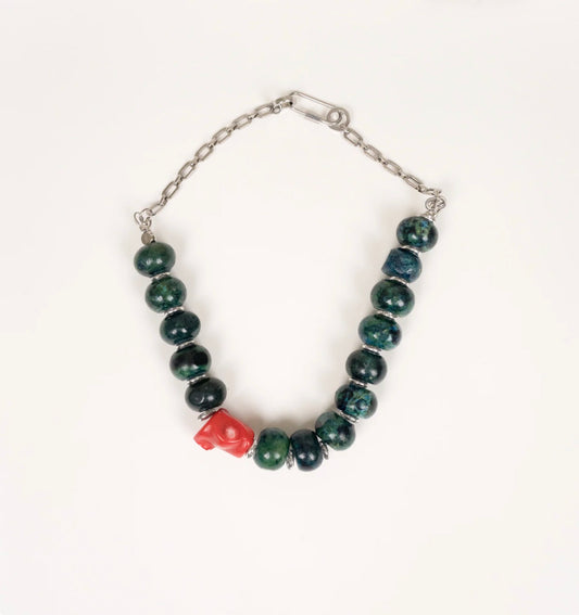 TA Collar Turquesa Amarilla