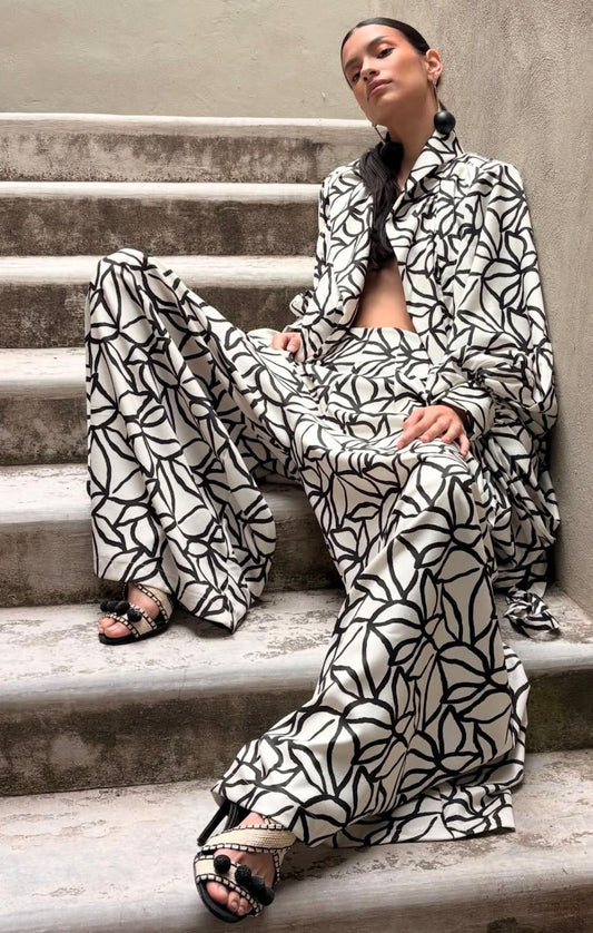 Pantalón Estampado Amplio S21 03/26