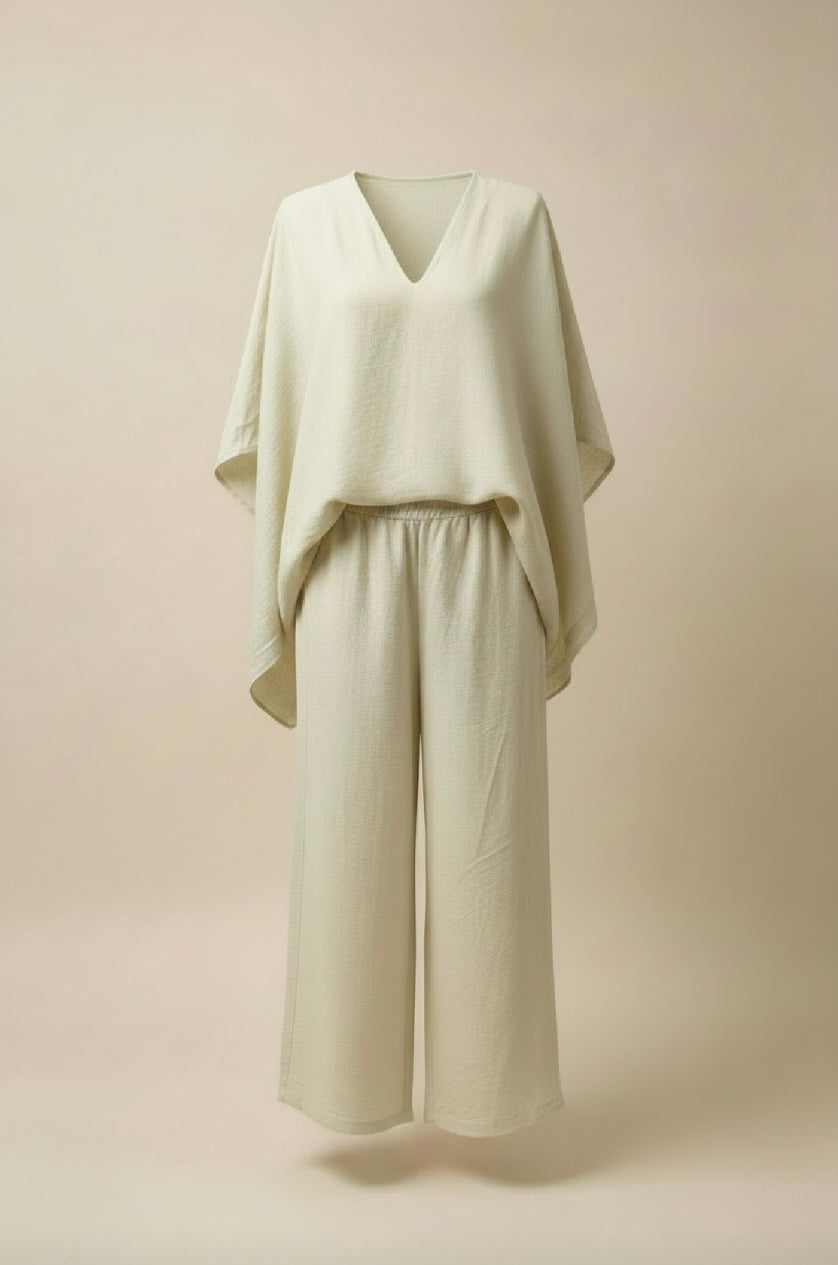 Set Pantalón y Blusa Fluida Casual SC 05-26