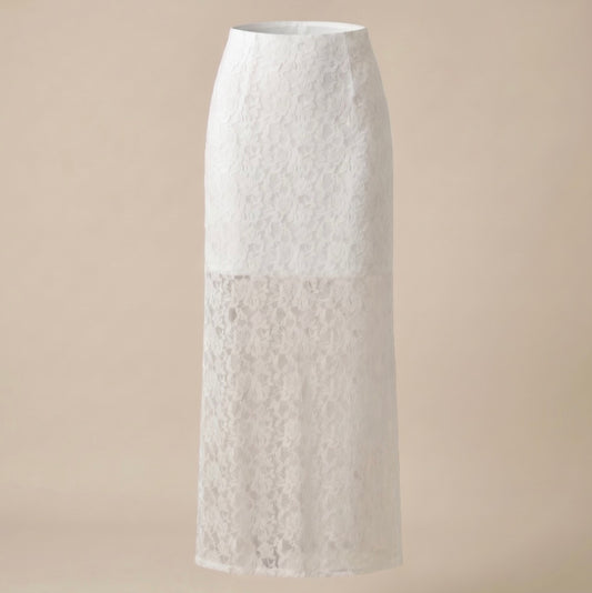 Falda Larga Encaje SC 03-26