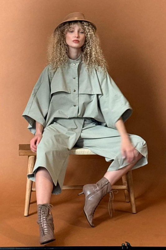 Set Mantarraya Verde Claro