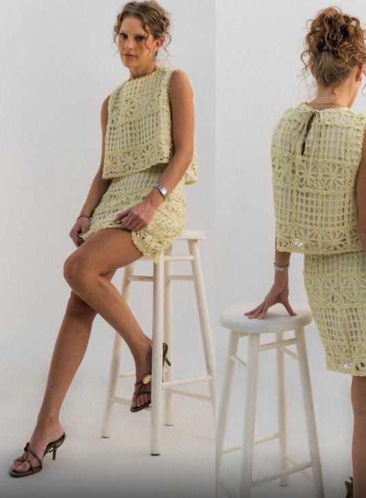 TR Set Falda Corta y Crop 07-26