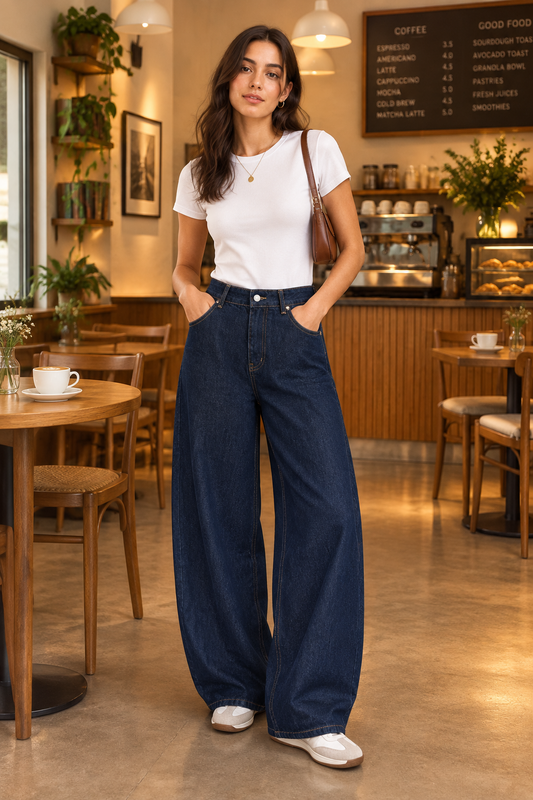 Pantalón Mezclilla Oscuro