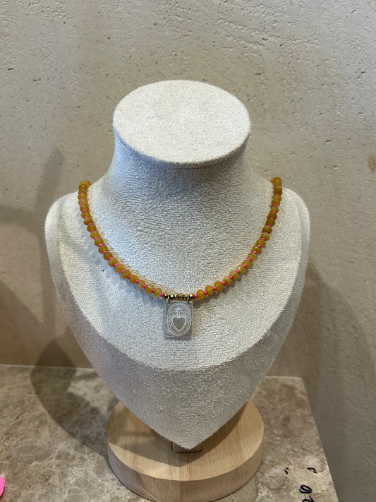 EP Collar Piedra Nat. Facetada
